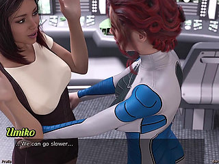 Stranded in Space - Lesbian Makeout Session