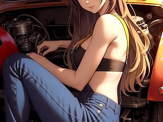 Anime Babes Revving Engines: Sexy Rides Compilation