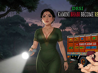 Desi Kamini Bhabi Become Rendi with Lorry Driver - MILF