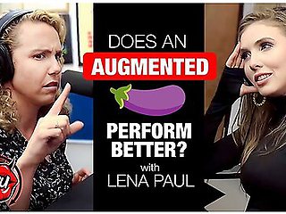 Lena Paul And Holly Randall In Does An Augmented Penis Perform Better? With