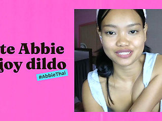Cute Abbie Enjoy Dildo