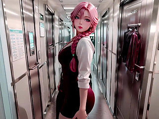 Pink Pony Secretary! Office Private Tease, Can You Handle This Contrast?