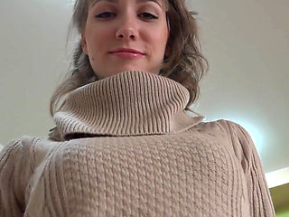 Teasing milking handjob