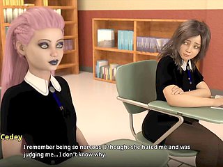 3D visual novel game featuring big natural tits and an erotic storyline