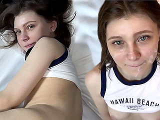 My Sexy Neighbor Goes Crazy For Big Cock - Petite Teen Pussy Stretched Hard