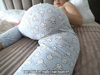 Blonde Stepmom Jenny Lux Seduces Step Son With Open Door & Creampie Finish