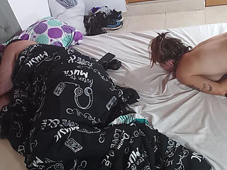 I masturbate in front of my horny stepdad