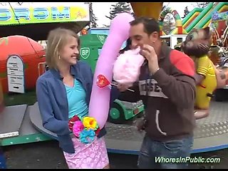 Chick rides tool in fun park