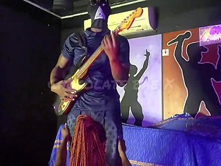 Watching This Bull Perform, Seeing the Bulge in His Pants Got Me Hot Sucked Him off Right on Stage!