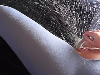 Steamy POV Pantyhose Squirt