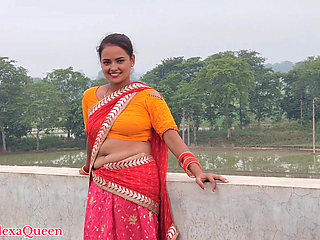 Desi village beautiful Bhabhi first time Anal Sex by Brother-in-law outdoor sex enjoy in Hindi Dirty talk IndianAlexaQueen
