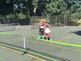 Pickleball Dinking Threesome With Coach - Cliff Media Productions