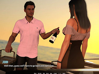 Dominos Beach 16 John First Date Fiona Boat Ocean Sunset Sfw