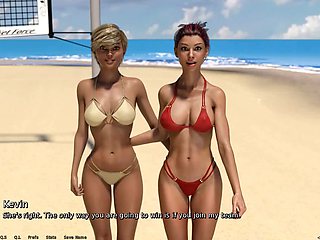Where The Heart Is Lesbian Kiss On The Beach Ep 99