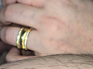 Step mom hand slip into step son big dick in erection for a handjob