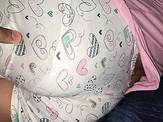 Stepsister Prank Creampie - Hairy Latina Doggystyle POV