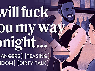 ASMR Audio Porn: Female Dom Makes Her Bartender Eat Her Pussy - Male Sub, Teasing & Dirty Talk - Erotic Audio Roleplay for Women