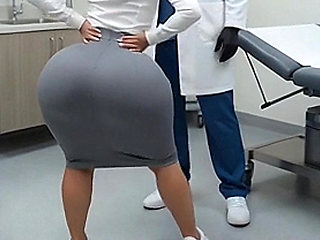 Petite Big Ass Secretary Teasing in Tight Office Outfit