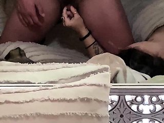 Girls Out West Blond amateur fingers her hairy cunt