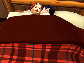 Blonde Step Mom Fucks Teen Step Son in Hotel After Sharing Bed