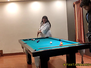 Giving My Best Friend Some Good Butt Massages After a Game of Pool. Enjoy