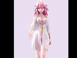 Changli-girls' Generation Pregnancy Sexy Pajamas White Tiger Pussy Open Breasts Succubus Pattern