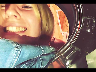 My Stepsister Got Stuck in the Washing Machine and I Decided to Help Her with My Big Dick