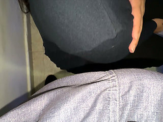 He Puts His Penis on Her Shoulder and She Grabs It.