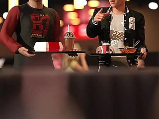 The Office Gail #7 Sweet Kisses with Big Boobs Chick - HD Porn 3D Hentai Game