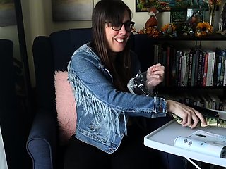 Beautiful brunette in sexy solo fingering masturbation 2 wmv