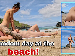 Femdom Day at the Beach