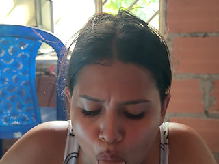 Fucking My Stepbrother at Home with the Visitor in the Living Room