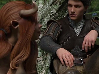 Sucking the Milky Tits of a Cow Girl