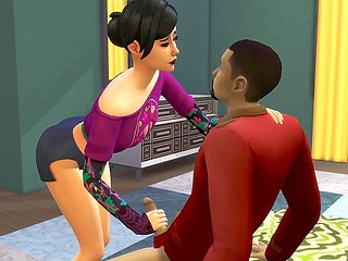Ass fucking, sims 4, creampie