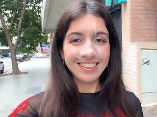 Can You Cum on My Face? I Love to Walk Covered in Cum and Shocking People! - Cu