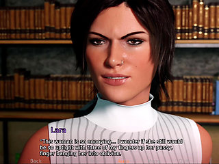 Croft adventure #1 - Lara can't stop thinking about the lesbian