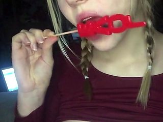 Blonde Teen Babe's Solo Webcam Show