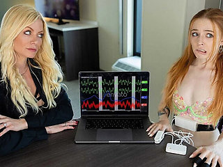 Blonde Stepmom Fails Lie Detector Test During Fingering