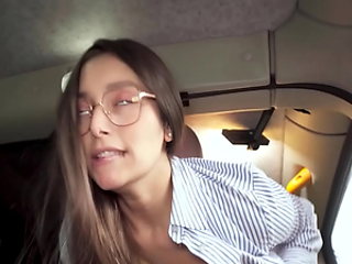 Most Beautiful Italian Chick Simps Over The Fake Cabbie Man