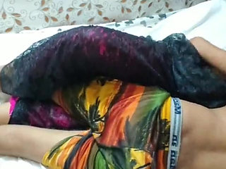 Indian husband wife homemade saree sex