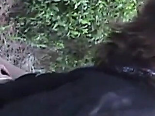 Amateur Couple Fucks Hard in the Woods