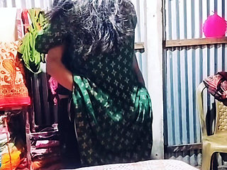 Hardcore Fuck with green suit collage girl with Big Tits in room.