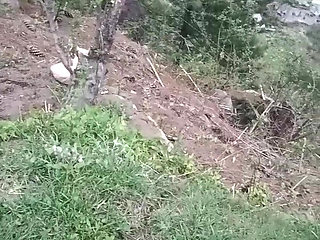 Part 2 - Desi outdoor sex with a stranger girl in the jungle.