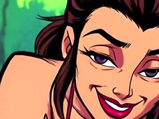 Ai Babes Outdoor Cleavage Tease