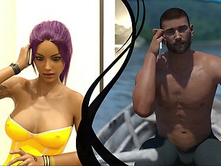 Porn game, playthrough, visual novel