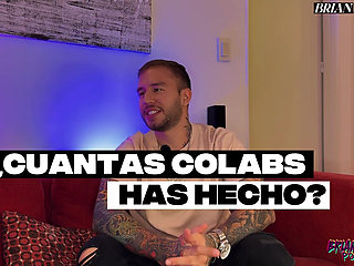 Melthoney sucks her feet and busts her big ass after an interview with Brian Evansx