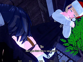 Stepsister fuck me in backyard