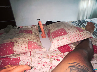 LATINA WITH BIG ASS DOUBLE PENETRATION IN THE ASS, AND HER PUSSY... ENDS UP FULL OF CUM