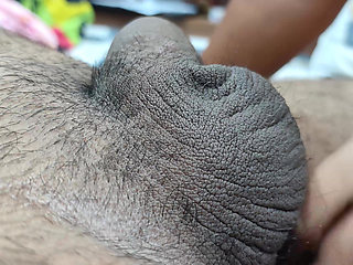 Girl hand job and rubing penis and hot romance