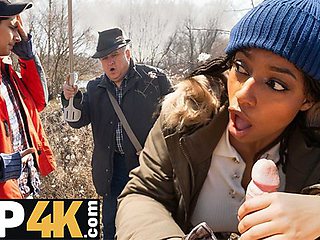 Stanley Johnson and Vicky Menage's pornstar scene by Hunt4k